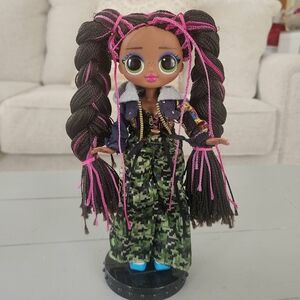 MGA LOL Surprise OMG Honeylicious Doll Long Braided Hair Remix Doll Camo Cutie